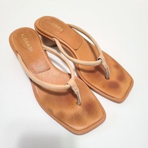 ALOHAS Tan Leather Sandals
